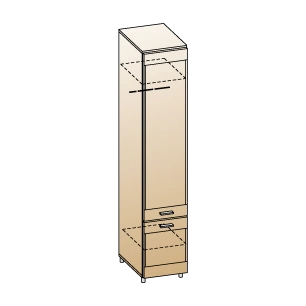Камелия Шкаф ШК-2621 (В-2172 х Ш-450 х Г-580 мм)